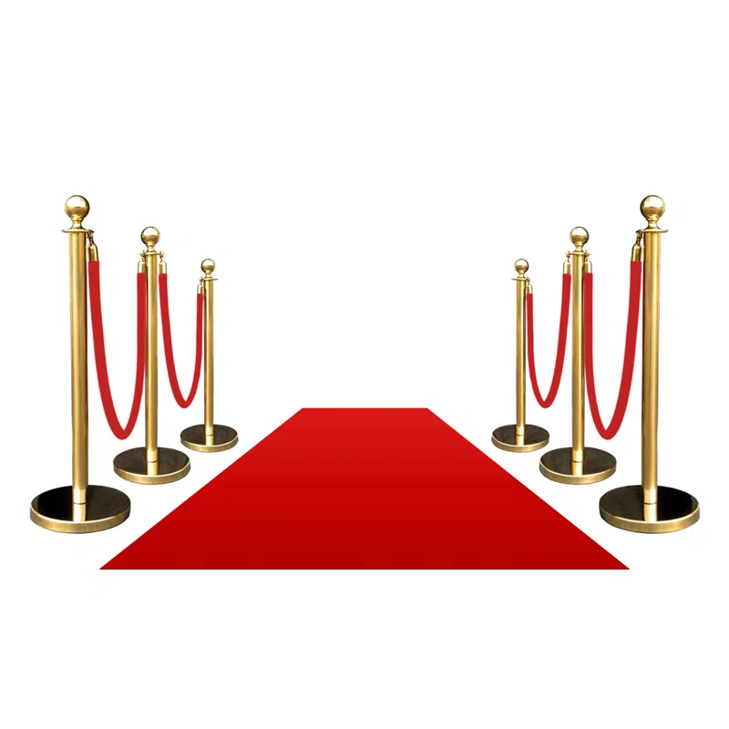 Stanchions and Red Carpet